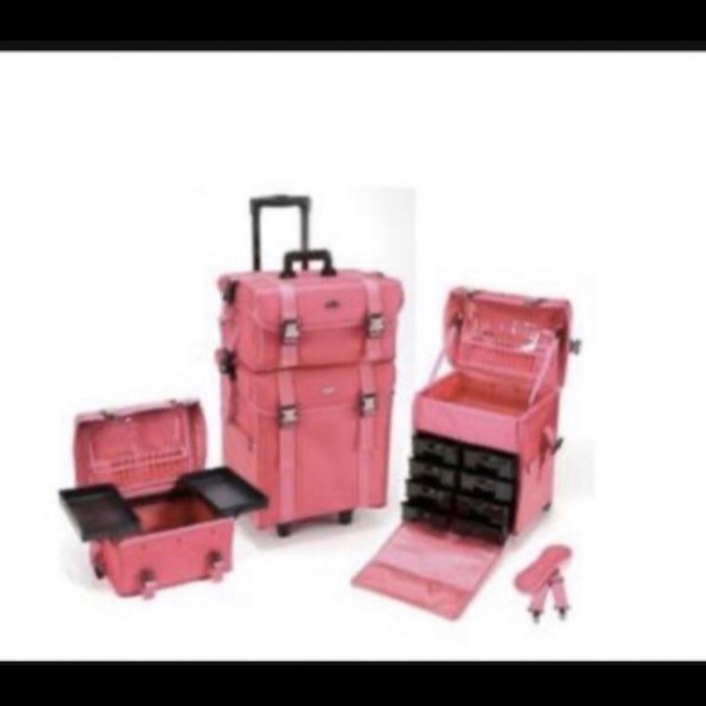 2 in 1 rolling makeup organizer